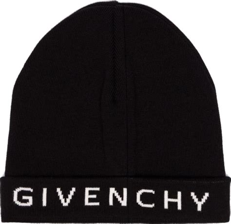 givenchy black & white logo beanie|amy jackson black givenchy handbags.